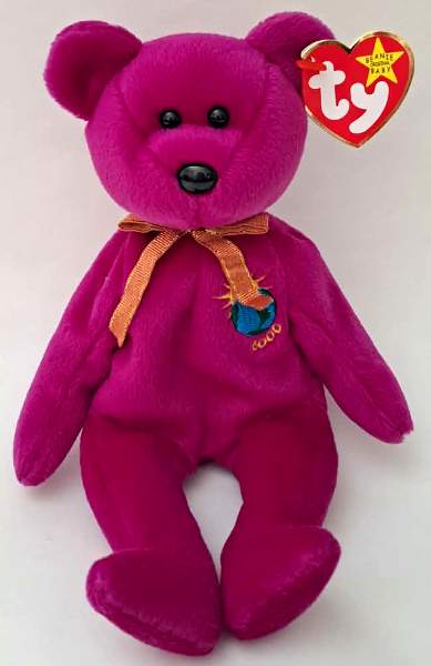 1999 Ty Beanie Baby Millennium The Bear - With Original Tags Attached