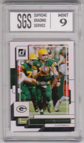 Graded Mint 9 - Aaron Rodgers 2022 Donruss #97 Card