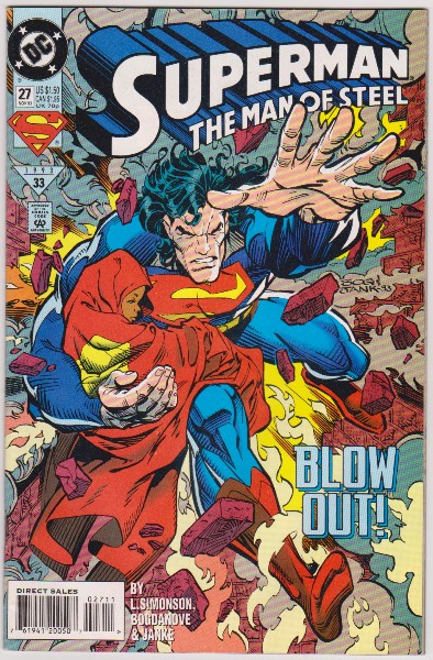 1993 DC Comics Superman The Man Of Steel #27 Issue