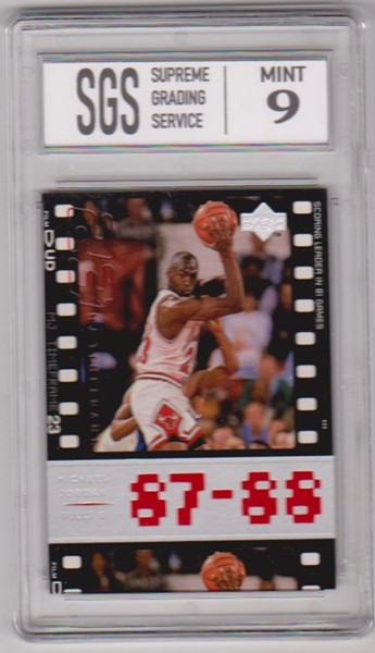 Graded Mint 9 - Michael Jordan 1998 Upper Deck Living Legends #20 Card