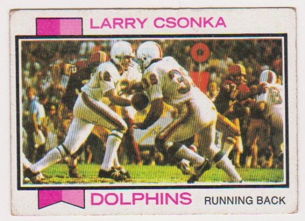 1973 Topps Larry Csonka #100 Card - HOF'er