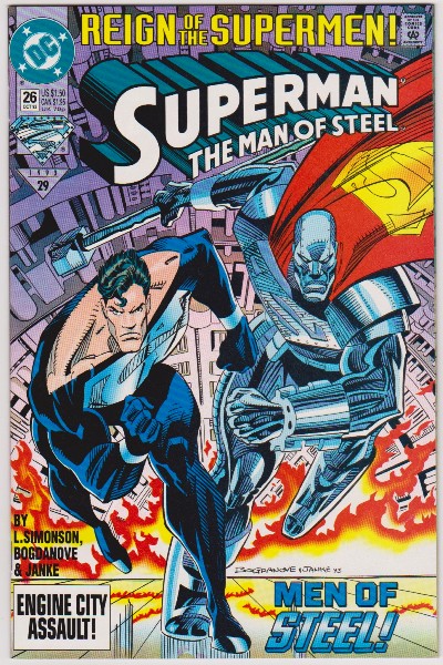 1993 DC Comics Superman The Man Of Steel #26 Issue