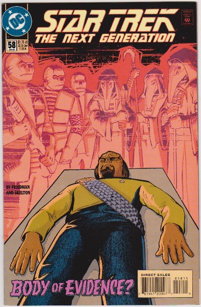 1994 Star Trek The Next Generation #58 Issue - DC Comics