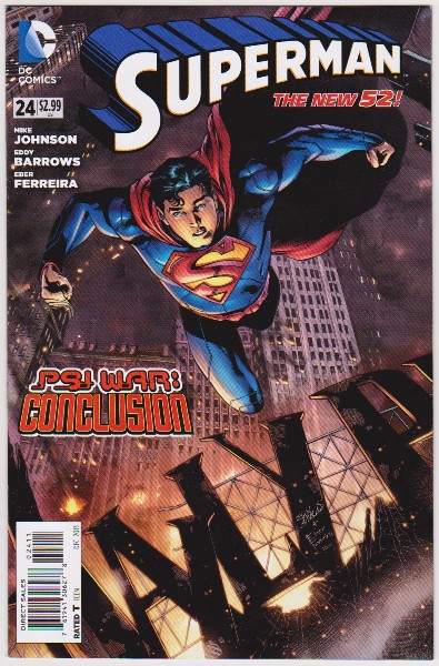 2013 DC Comics SUPERMAN THE NEW 52! #24 Issue 