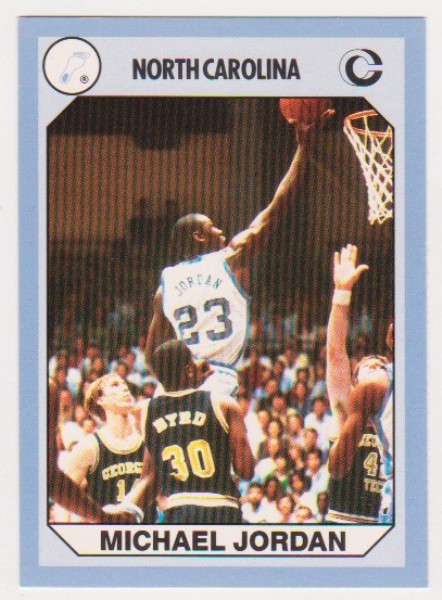 Michael Jordan 1990 North Carolina #89 College Card
