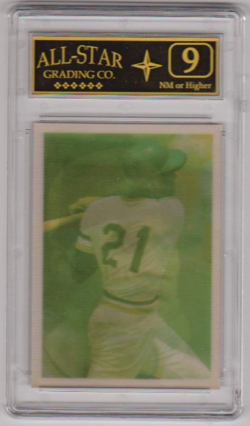 Graded 9 - Roberto Clemente 1986 Sportflics Decade Greats #43 Card