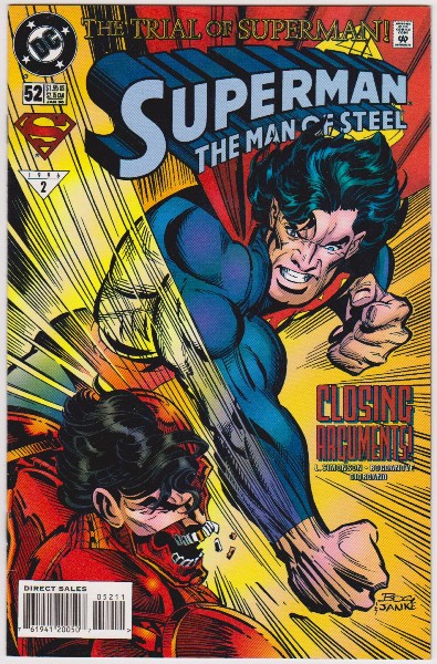 1996 DC Comics Superman The Man Of Steel #52 Issue