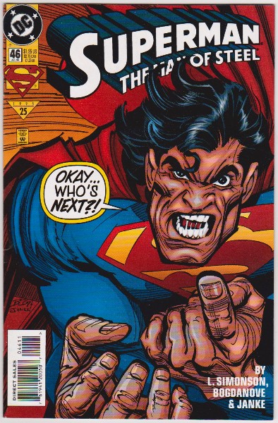 1995 DC Comics Superman The Man Of Steel #46 Issue