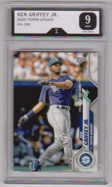 Graded Sigma Mint 9 - Ken Griffey, Jr. 2020 Topps Update #U-150 Card