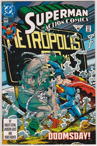 1992 DC Comics SUPERMAN IN ACTION COMICS #684 Issue