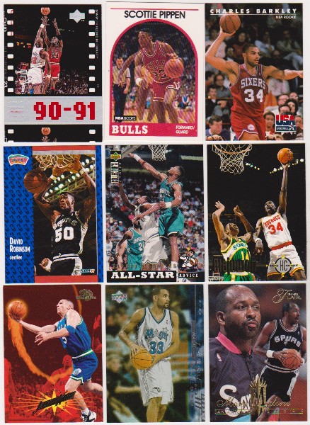 Basketball Card Collection w/ Michael Jordan, Scottie Pippen + More