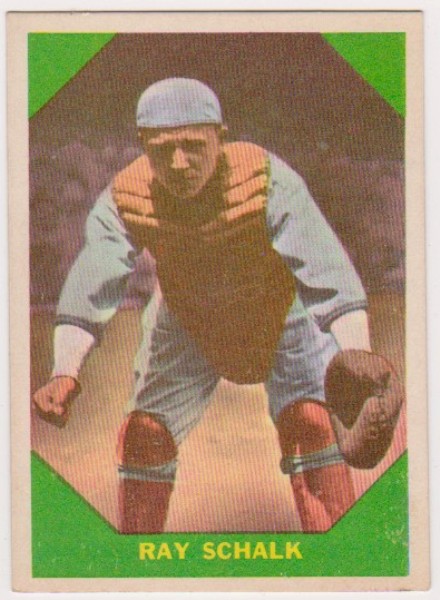 1960 Fleer Ray Schalk #56 Card - HOF'er