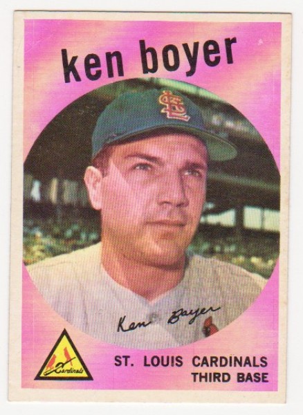 1959 Topps Ken Boyer #325 Card - 7 Time All-Star