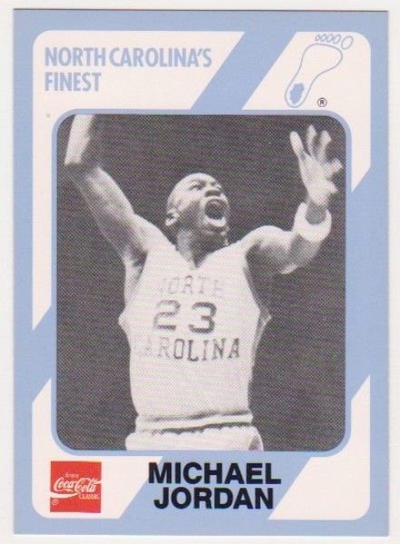 Michael Jordan 1989 North Carolina #65 College Card