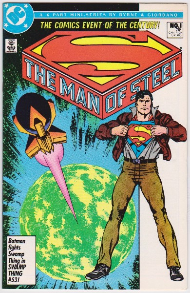 1986 DC Comics Superman The Man Of Steel #1 Issue