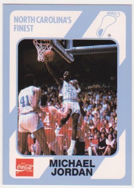 Michael Jordan 1989 North Carolina #14 College Card