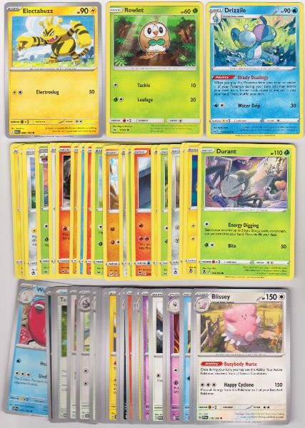 50 Different Pokemon Trading Cards w/ Electabuzz + More