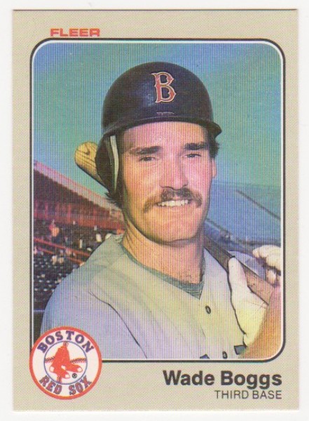 1983 Fleer Wade Boggs #179 Rookie Card - HOF'er