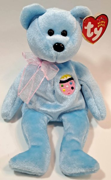 2001 Ty Beanie Baby Eggs II The Easter Bear - New With Tags