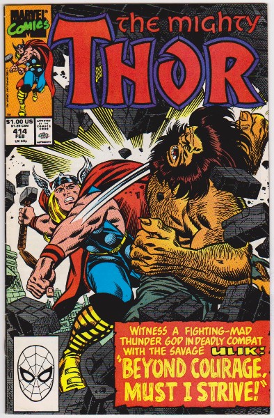 1990 The Mighty Thor #414 Issue - Marvel Comics