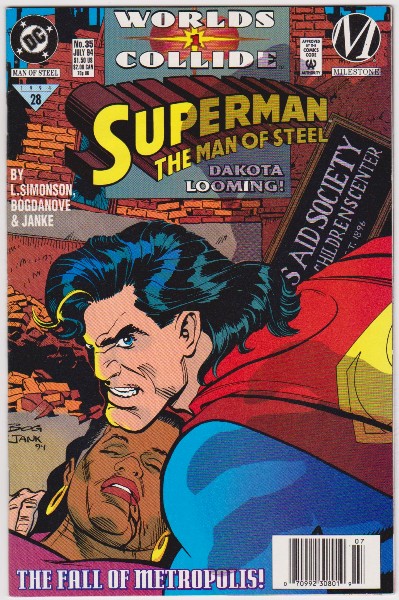 1994 DC Comics Superman The Man Of Steel #35 Issue