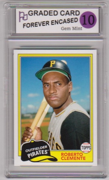 Labeled Gem Mint 10 - Roberto Clemente 2018 Topps Archives #201 Card