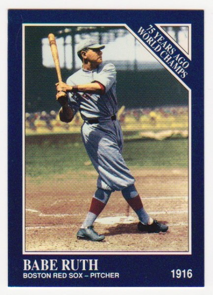 1991 Conlon Babe Ruth #145 PROTOTYPE Card - Scarce Promo