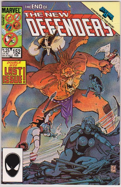 1986 Marvel Comics THE NEW DEFENDERS #152 Issue