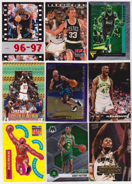 Basketball Card Collection w/ Michael Jordan, Larry Bird + More