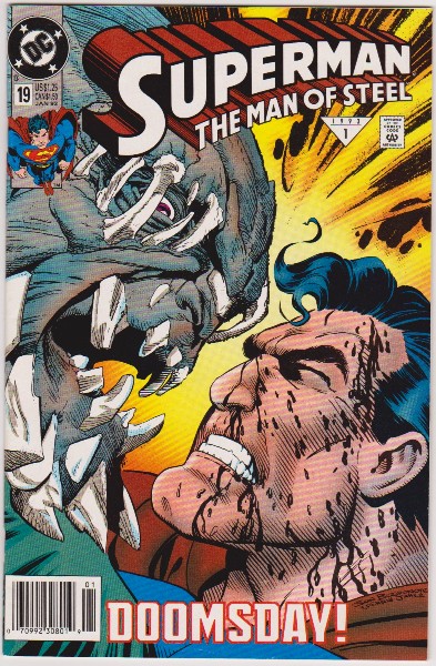 1993 DC Comics Superman The Man Of Steel #19 Issue