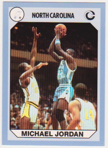 Michael Jordan 1990 North Carolina #44 College Card