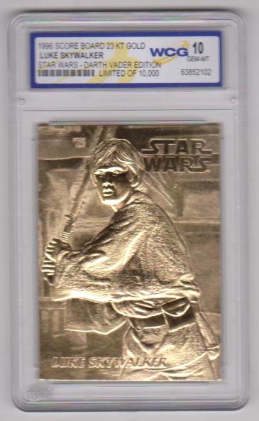 23k star wars collector card