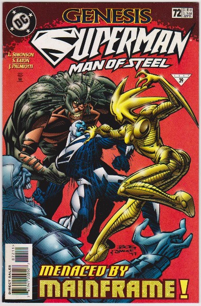 1997 DC Comics Superman The Man Of Steel #72 Issue