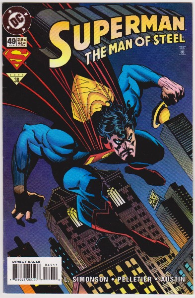 1995 DC Comics Superman The Man Of Steel #49 Issue