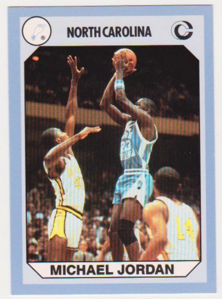 Michael Jordan 1990 North Carolina #44 College Card