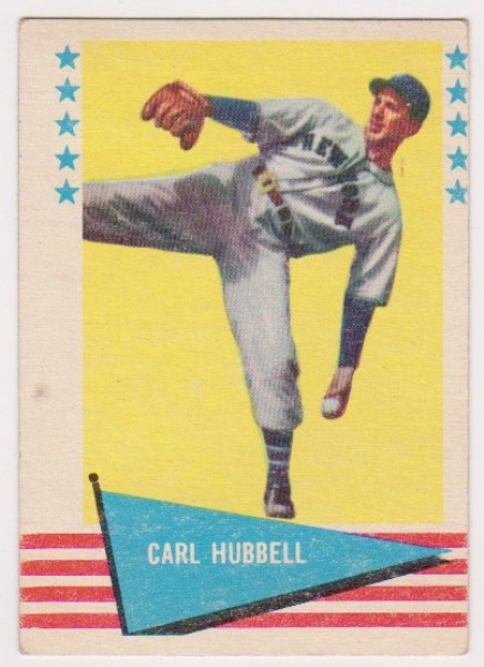 1961 Fleer Carl Hubbell #45 Card - HOF'er