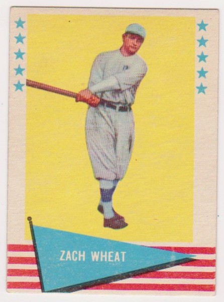 1961 Fleer Zach Wheat #86 Card - HOF'er