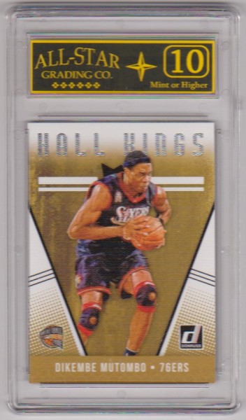 Graded 10 - Dikembe Mutombo 2018-19 Donruss #1 Card