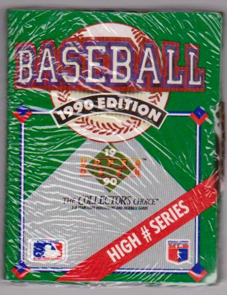 Sealed 1990 Upper Deck High # Series 100 Card Factory Set
