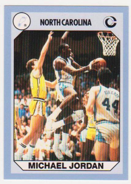 Michael Jordan 1990 North Carolina #3 College Card