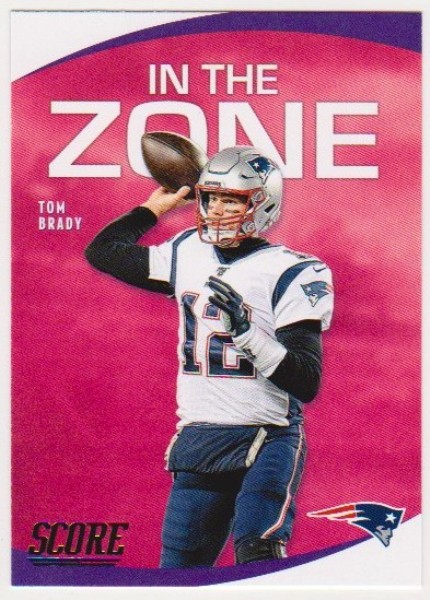 Tom Brady 2020 Score In The Zone #IZ-TB Insert Card