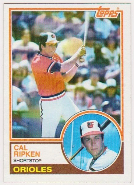 1983 Topps Cal Ripken, Jr. #163 Card - 2nd Year - HOF'er