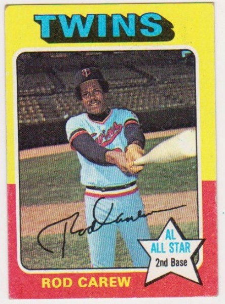 1975 Topps Rod Carew #600 Card - HOF'er