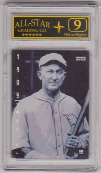 Graded 9 - Ty Cobb 1994 Upper Deck GM #3 Card