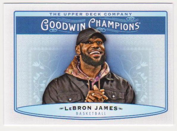 Lebron James 2019 Upper Deck Goodwin Champions #100 Card