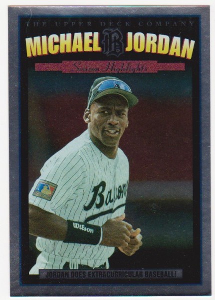 1994 Upper Deck Michael Jordan Season Highlights Jumbo #MJ-5 Card
