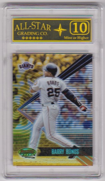Graded 10 - Barry Bonds 2001 Bowman's Best #51 Card