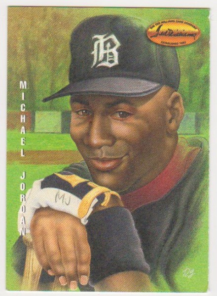 Michael Jordan Baseball Rookie - 1994 Ted Williams Company Gardiner Collection #DG-1