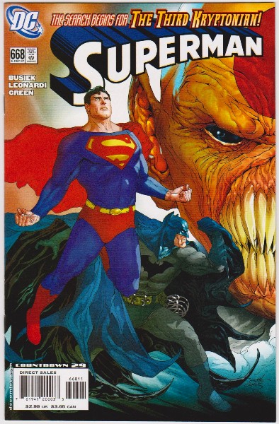 2007 DC Comics SUPERMAN #668 Issue 