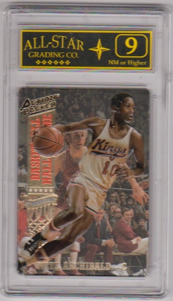 Graded 9 - Nate Archibald 1993 Action Packed #26 Card